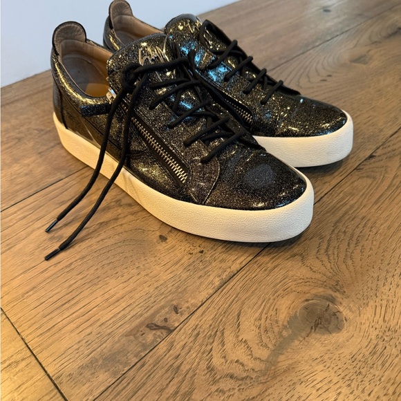Giuseppe Zanotti Frankie Glitter low-top sneakers size 44 - Picture 1 of 6